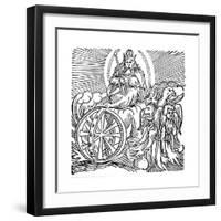 Ezekiel's Vision of Chariot in Sky, C614 BC-null-Framed Giclee Print