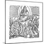 Ezekiel's Vision of Chariot in Sky, C614 BC-null-Mounted Giclee Print