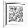 Ezekiel's Vision of Chariot in Sky, C614 BC-null-Framed Giclee Print