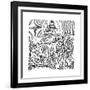 Ezekiel's Vision of Chariot in Sky, C614 BC-null-Framed Giclee Print