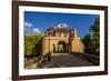 Ezelpoort or Donkey's gate, fortified gate, Bruges, West Flanders, Belgium.-Michael DeFreitas-Framed Photographic Print