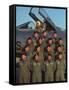 F-100 Pilots of 613th Tactical Fighter Squadron on Base-Larry Burrows-Framed Stretched Canvas