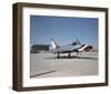 F-100 Super Sabre supersonic plane-null-Framed Art Print