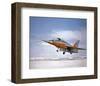 F-107 at take off-null-Framed Art Print