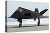 F-117 Nighthawk Stealth Fighter at its Retirement Ceremony, Ohio, 2009-null-Stretched Canvas