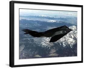 F-117A Nighthawk First Operational Aircraft Designed with Stealth Technology, 1983-null-Framed Photo