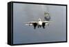 F-14 Tomcat Fighter after Takes Off from USS America, 1984-null-Framed Stretched Canvas