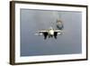 F-14 Tomcat Fighter after Takes Off from USS America, 1984-null-Framed Photo