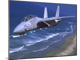 F-14 Tomcat Flying over San Diego, California-Stocktrek Images-Mounted Photographic Print