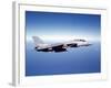 F-14A Tomcat in Flight Above the Pacific Ocean-Stocktrek Images-Framed Photographic Print