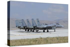 F-15 Eagle's of the Royal Saudi Air Force-Stocktrek Images-Stretched Canvas