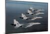 F-15 Eagles (In Air) Art Poster Print-null-Mounted Poster