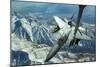 F-15E Strike Eagle (Refueling Above Mountains) Art Poster Print-null-Mounted Poster