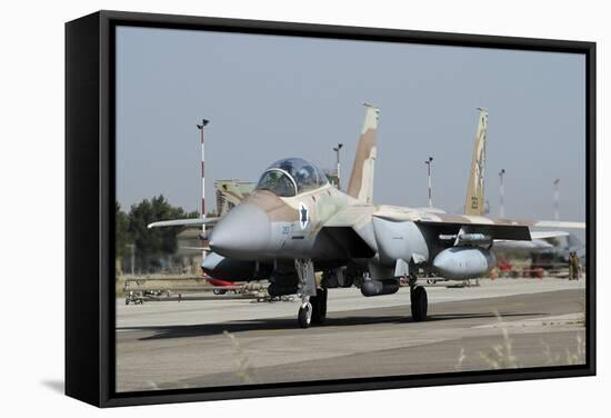 F-15I Ra'Am from the Israeli Air Force at Decimomannu Air Base-Stocktrek Images-Framed Stretched Canvas