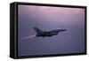 F-16 Fighting Falcon Takes Off on a Combat Mission in Former Yugoslavia, April 1999-null-Framed Stretched Canvas
