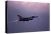 F-16 Fighting Falcon Takes Off on a Combat Mission in Former Yugoslavia, April 1999-null-Stretched Canvas