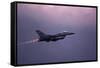 F-16 Fighting Falcon Takes Off on a Combat Mission in Former Yugoslavia, April 1999-null-Framed Stretched Canvas