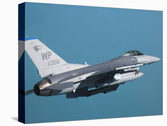 F-16 Fighting Falcon-Stocktrek Images-Stretched Canvas