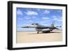 F-16A Falcon from the Portuguese Air Force at Moron Air Base, Spain-Stocktrek Images-Framed Photographic Print