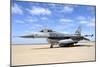 F-16A Falcon from the Portuguese Air Force at Moron Air Base, Spain-Stocktrek Images-Mounted Photographic Print