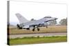 F-16A Mlu Falcon from the Royal Danish Air Force Landing at Grosseto Air Base-Stocktrek Images-Stretched Canvas