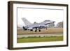 F-16A Mlu Falcon from the Royal Danish Air Force Landing at Grosseto Air Base-Stocktrek Images-Framed Photographic Print