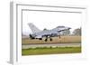 F-16A Mlu Falcon from the Royal Danish Air Force Landing at Grosseto Air Base-Stocktrek Images-Framed Photographic Print