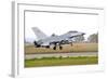 F-16A Mlu Falcon from the Royal Danish Air Force Landing at Grosseto Air Base-Stocktrek Images-Framed Photographic Print