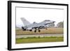 F-16A Mlu Falcon from the Royal Danish Air Force Landing at Grosseto Air Base-Stocktrek Images-Framed Photographic Print