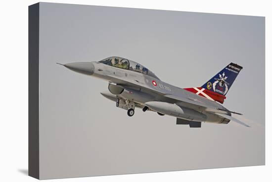 F-16B Fighting Falcon of the Royal Danish Air Force-Stocktrek Images-Stretched Canvas