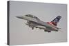 F-16B Fighting Falcon of the Royal Danish Air Force-Stocktrek Images-Stretched Canvas