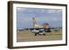 F-16B Netz from the Israeli Air Force at Decimomannu Air Base, Italy-Stocktrek Images-Framed Photographic Print