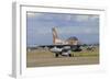 F-16B Netz from the Israeli Air Force at Decimomannu Air Base, Italy-Stocktrek Images-Framed Photographic Print