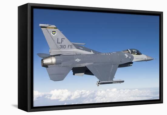 F-16C Fighting Falcon During a Sortie over Arizona-null-Framed Stretched Canvas