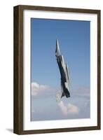 F-16C Fighting Falcon During a Sortie over Arizona-null-Framed Photographic Print