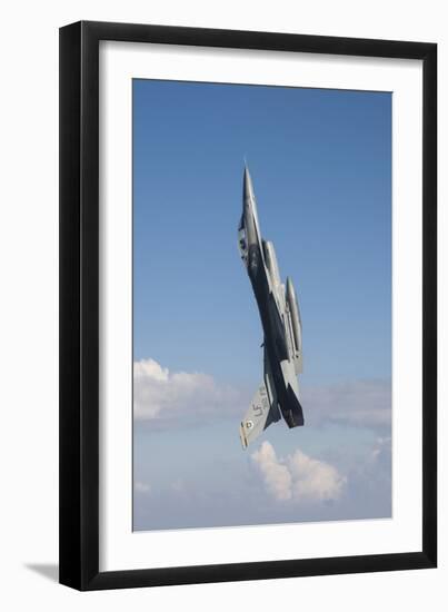 F-16C Fighting Falcon During a Sortie over Arizona-null-Framed Photographic Print