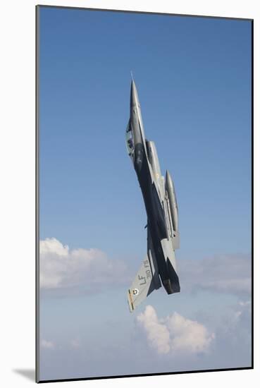 F-16C Fighting Falcon During a Sortie over Arizona-null-Mounted Photographic Print