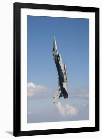 F-16C Fighting Falcon During a Sortie over Arizona-null-Framed Photographic Print