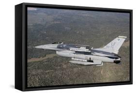 F-16C Fighting Falcon During a Sortie over Arizona-null-Framed Stretched Canvas