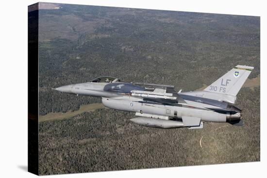 F-16C Fighting Falcon During a Sortie over Arizona-null-Stretched Canvas