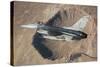 F-16C Fighting Falcon Flying Above Arizona's Meteor Crater-null-Stretched Canvas