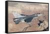 F-16C Fighting Falcon Flying over the Grand Canyon, Arizona-null-Framed Stretched Canvas