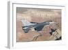 F-16C Fighting Falcon Flying over the Grand Canyon, Arizona-null-Framed Photographic Print