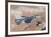 F-16C Fighting Falcon Flying over the Grand Canyon, Arizona-null-Framed Photographic Print