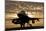 F-16C Fighting Falcon (Sunrise) Art Poster Print-null-Mounted Poster