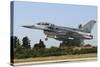 F-16D Falcon from the Republic of Singapore Air Force Landing-Stocktrek Images-Stretched Canvas