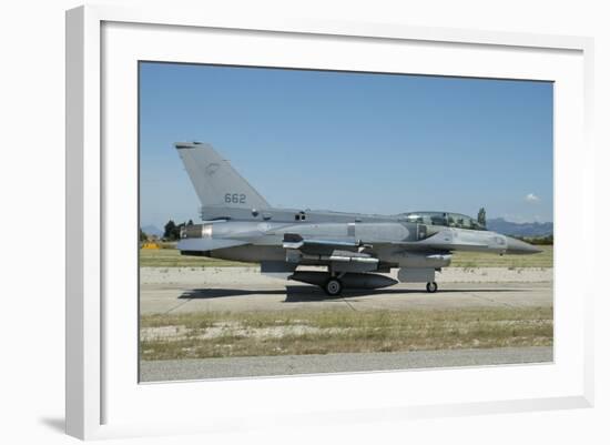 F-16D Falcon from the Republic of Singapore Air Force-Stocktrek Images-Framed Photographic Print