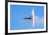 F-18 Super Hornet Vapor Cone - A Distinctive Vapor Cone Forms around the Jet as it Nears the Speed-SVSimagery-Framed Photographic Print