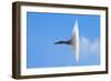 F-18 Super Hornet Vapor Cone - A Distinctive Vapor Cone Forms around the Jet as it Nears the Speed-SVSimagery-Framed Photographic Print