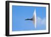 F-18 Super Hornet Vapor Cone - A Distinctive Vapor Cone Forms around the Jet as it Nears the Speed-SVSimagery-Framed Photographic Print